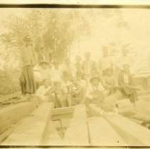 Group of men with musical instruments